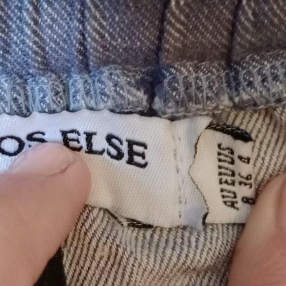 SOMETHING ELSE BY NATALIE WOOD, TAB FRONT BLUE PANTS, SIZE 4 - Picture 5 of 13